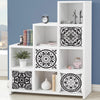 Funlife®|Pure Black and White Pattern Kallax  Expedit Sticker
