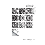 funlife Peel and Stick Thick Flat Glossy Kitchen Tile Backsplash, Self-Adhesive Wall Tile Stickers for Home Decor