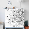 Funlife®|Tree & Bird Malm Dresser Sticker