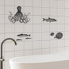 Funlife®|Kraken Sketch Tile Sticker
