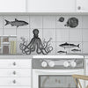Funlife®|Kraken Sketch Tile Sticker