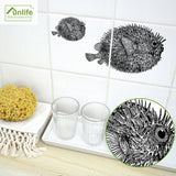 Funlife®|Kraken Sketch Tile Sticker