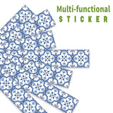 Funlife Clover Stripe Stair Sticker, Peel and Stick Staircase Decals, Self-Adhesive Waterproof Stair Riser Stickers, 7.08" x39.37"
