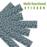 Funlife Mosaic Stripe Stair Sticker, Peel and Stick Staircase Decals, Self-Adhesive Waterproof Stair Riser Stickers, 7.08" x39.37"