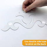 Geometric Mirror Sticker, Pack of 4, Colorful Life [TM] | Funlife®