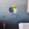 Funlife®|Glow in The Dark Moon Wall Decals, 7.87" x 7.87" Luminous Sticker