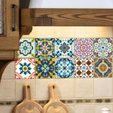funlife Peel and Stick Thick Flat Glossy Kitchen Tile Backsplash, Self-Adhesive Wall Tile Stickers for Home Decor