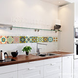funlife Peel and Stick Thick Flat Glossy Kitchen Tile Backsplash, Self-Adhesive Wall Tile Stickers for Home Decor