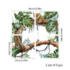 Funlife®|Watercolor Tropical Leopard Kallax  Expedit Sticker
