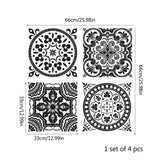 Funlife®|Pure Black and White Pattern Kallax  Expedit Sticker