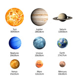 Glow in The Dark Planets Sticker, Solar System Wall Decals for Kid's Bedroom | Funlife®