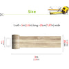 Funlife Camphor Wood Stripe Stair Sticker, Peel and Stick Staircase Decals, Self-Adhesive Waterproof Stair Riser Stickers, 7.87"x118.1"