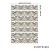Funlife Gray Lines Stripe Stair Sticker, Peel and Stick Staircase Decals, Self-Adhesive Waterproof Stair Riser Stickers, 7.08"x39.37"