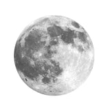 Funlife®|Glow in The Dark Moon Wall Decals, 35.4" x 35.4" Luminous Sticker