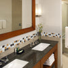 Funlife®|Frosted Marble Mosaic Wall Tile Sticker