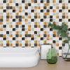 Funlife®|Frosted Marble Mosaic Wall Tile Sticker