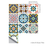 funlife Peel and Stick Thick Flat Glossy Kitchen Tile Backsplash, Self-Adhesive Wall Tile Stickers for Home Decor