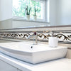 Funlife® | Old Greek Ornament Baseboard Decal Skirting Line Sticker