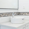 Funlife® | Old Greek Ornament Baseboard Decal Skirting Line Sticker