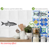 Funlife®|Sailboat Sketch Tile Sticker