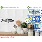 Funlife®|Sailboat Sketch Tile Sticker