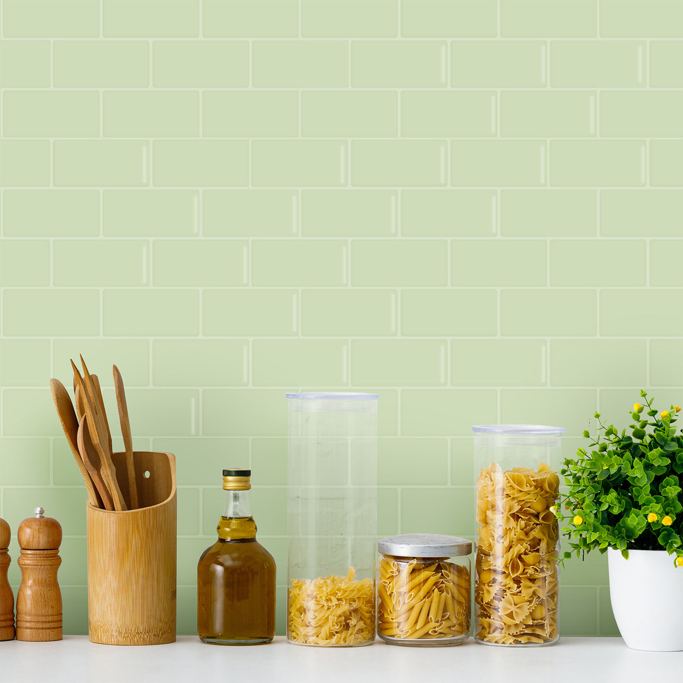 Tile Backsplash Stickers Funlife official store