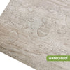 Light Rough Cream Stone Peel and Stick Backsplash | Funlife®  A QUITE PLACE[TM]