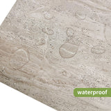 Light Rough Cream Stone Peel and Stick Backsplash | Funlife®  A QUITE PLACE[TM]
