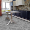 Light Gray Cement Peel and Stick Backsplash | Funlife®  A QUITE PLACE[TM]