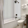 Milk White Embossing Peel and Stick Backsplash | Funlife®  A QUITE PLACE[TM]