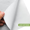 Milk White Embossing Peel and Stick Backsplash | Funlife®  A QUITE PLACE[TM]