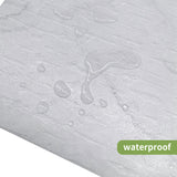 Milk White Embossing Peel and Stick Backsplash | Funlife®  A QUITE PLACE[TM]