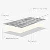 Gray Curve Desert Peel and Stick Floor Tiles | Funlife®  A QUITE PLACE[TM]