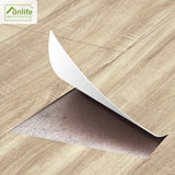 Funlife Camphor Wood Stripe Stair Sticker, Peel and Stick Staircase Decals, Self-Adhesive Waterproof Stair Riser Stickers, 7.87"x118.1"