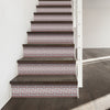 funlife 13 Pieces Self-Adhesive Stair Riser Stickers, Peel and Stick Staircase Decals, Geometric Pattern Waist Lines Wall Border Stickers, 39.37"x6.5"