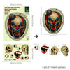 Glowing Sticker For Halloween  Scary Clown Icon Wall Decal |Funlife®