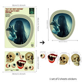 Glowing Sticker For Halloween Horror Faceless Ghost Wall Decal | Funlife®