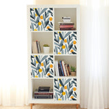 Funlife®|Watercolor Floral Pattern Kallax  Expedit Sticker