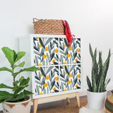 Funlife®|Watercolor Floral Pattern Kallax  Expedit Sticker
