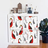 Funlife®|Folk Art Pattern Kallax  Expedit Sticker