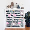 Funlife®|Tropical Flamingo Protea Kallax  Expedit Sticker