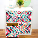 Funlife®|Indian Embroidery Textture Kallax  Expedit Sticker