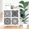 Funlife®|Pure Black and White Pattern Kallax  Expedit Sticker