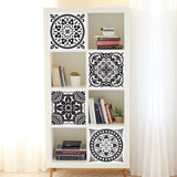 Funlife®|Pure Black and White Pattern Kallax  Expedit Sticker
