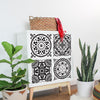 Funlife®|Pure Black and White Pattern Kallax  Expedit Sticker