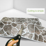 Funlife® | Natural Stone Fireplace Wall Sticker