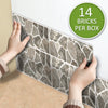 Funlife® | Natural Stone Fireplace Wall Sticker