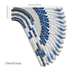 Royal Blue Marble Wall Tile Sticker, AMERICAN STYLE[TM] | Funlife®