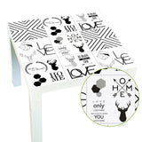 Funlife® | Nordic Element LACK Table Sticker