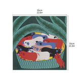 Funlife® | Peasant Painting LACK Table Sticker